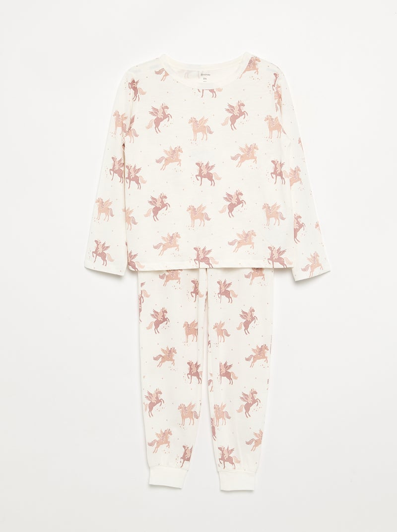 Pijama de 2 piezas - Pack de 2 Rosa - Kiabi
