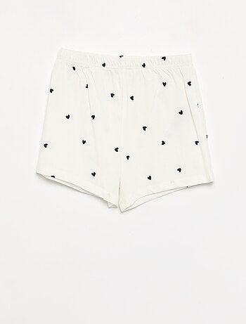 Pijama de 2 piezas - short + camiseta