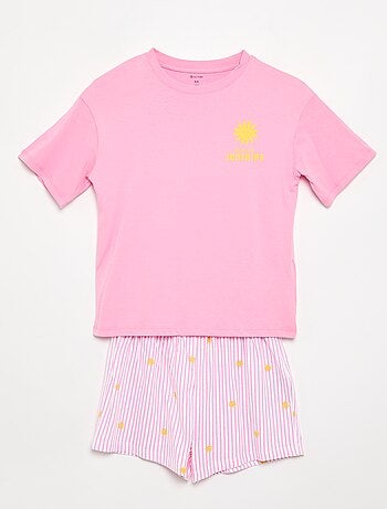 Pijama de 2 piezas - short + camiseta