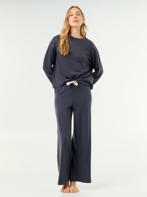 Pijama de 2 piezas - Sudadera + pantalón - Kiabi