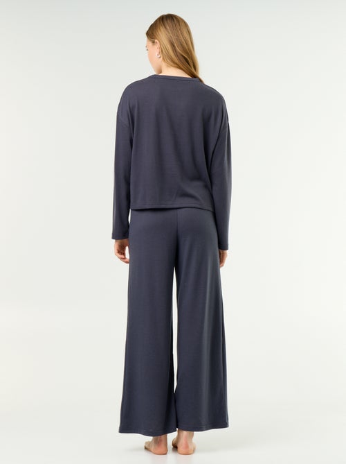 Pijama de 2 piezas - Sudadera + pantalón - Kiabi