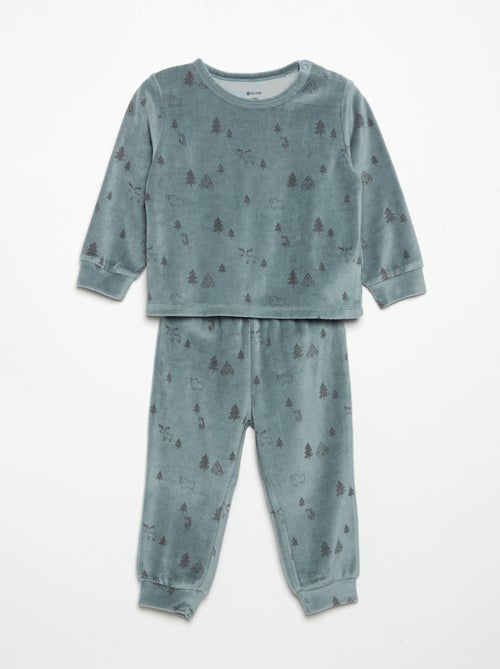 Pijama de 2 piezas - Sudadera + pantalón - Kiabi