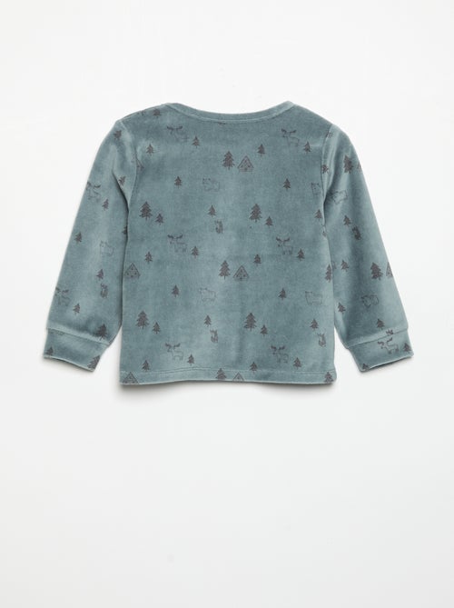 Pijama de 2 piezas - Sudadera + pantalón - Kiabi