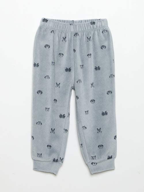 Pijama de 2 piezas - Sudadera + pantalón - Kiabi Pijama de 2 piezas - Sudadera + pantalón - Kiabi