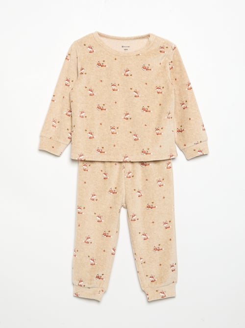 Pijama de 2 piezas - Sudadera + pantalón - Kiabi Pijama de 2 piezas - Sudadera + pantalón - Kiabi