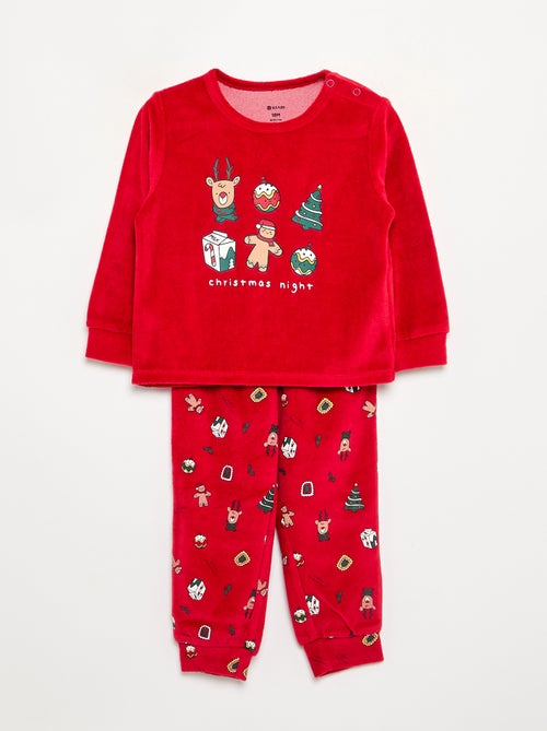Pijama de 2 piezas - Sudadera + pantalón - Kiabi