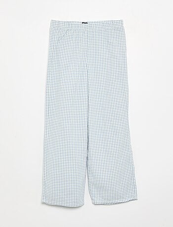 Pijama de 2 piezas a cuadros
