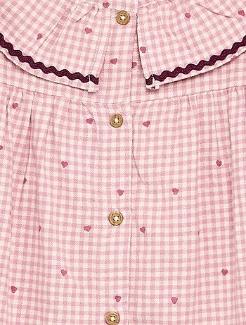 Pijama de 2 piezas a cuadros