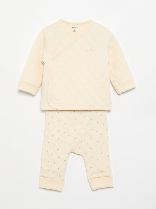 Pijama de 2 piezas ajustable acolchado - Kiabi