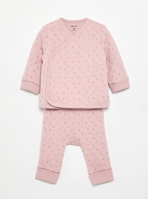 Pijama de 2 piezas ajustable acolchado - Kiabi Pijama de 2 piezas ajustable acolchado - Kiabi