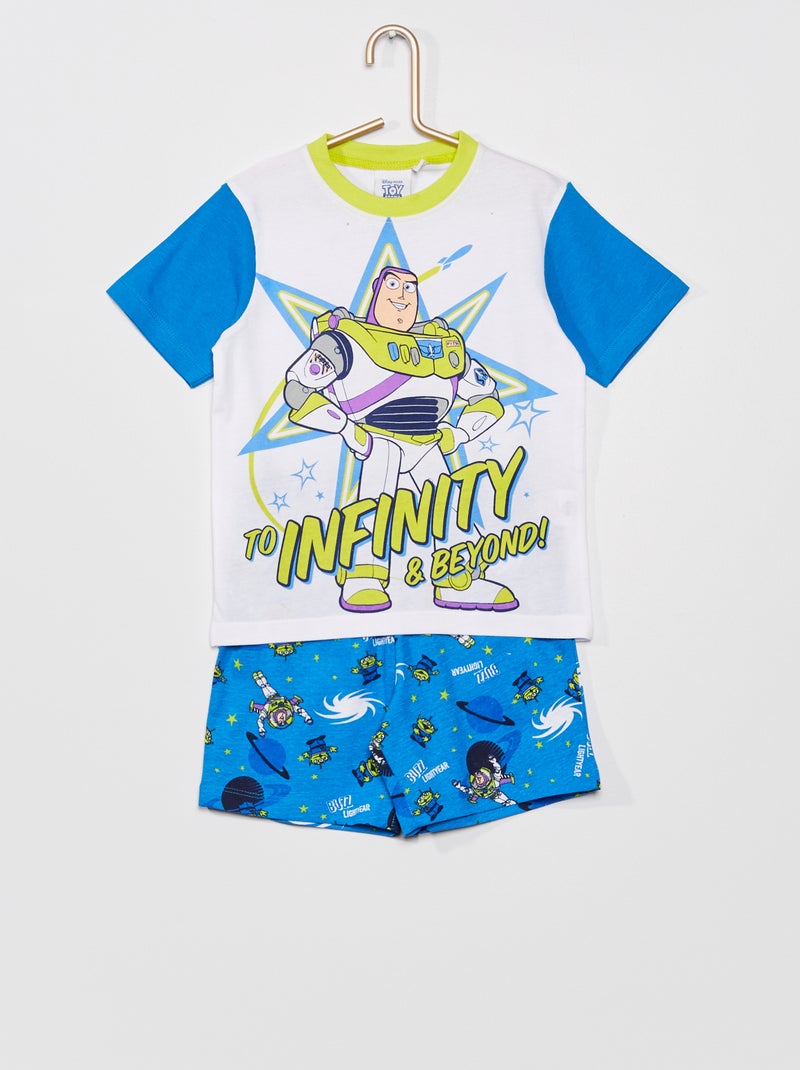 Pijama de 2 piezas 'Buzz Lightyear' 'Toy Story' blanco/azul - Kiabi