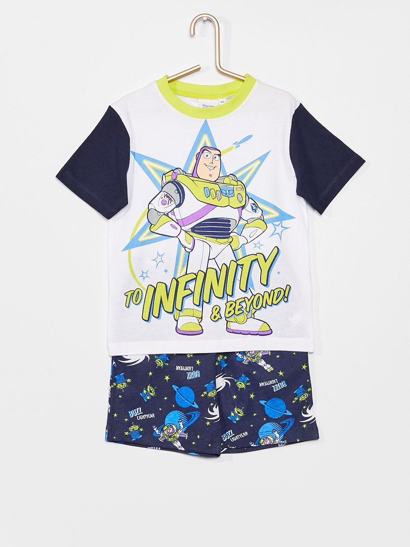 Pijama de 2 piezas 'Buzz Lightyear' 'Toy Story' blanco/marino - Kiabi
