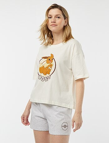 Pijama de 2 piezas: camiseta + pantalón corto 'Evoli'
