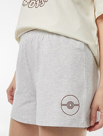 Pijama de 2 piezas: camiseta + pantalón corto 'Evoli'