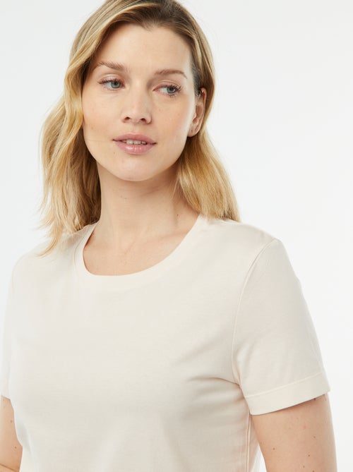 Pijama de 2 piezas: camiseta + pantalón estampado - Kiabi