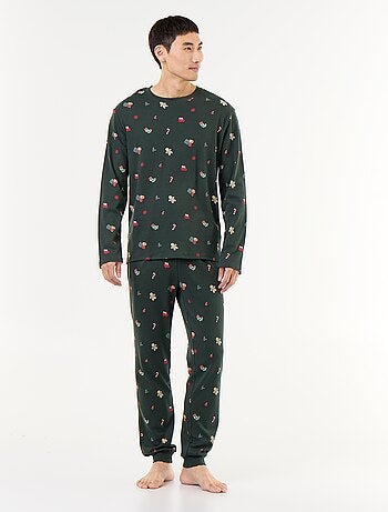 Pijama de 2 piezas camiseta + pantalón 'Navidad'