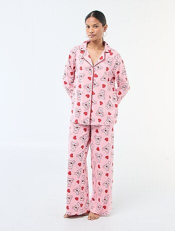 Pijama de 2 piezas con estampado 'Ositos Cariñositos'