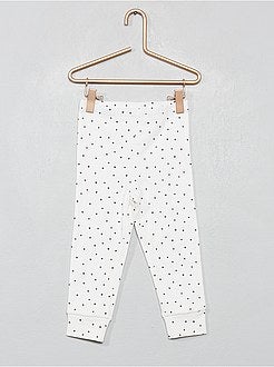 Pijama de 2 piezas con mensaje - Kiabi