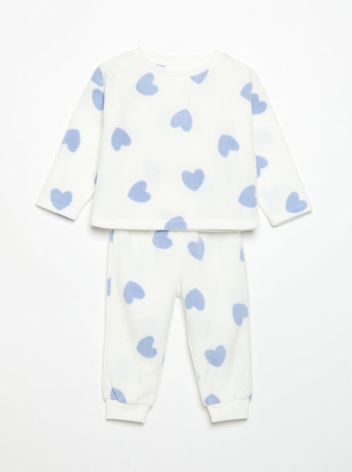 Pijama de 2 piezas de forro polar - Kiabi