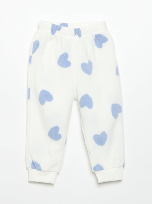 Pijama de 2 piezas de forro polar - Kiabi