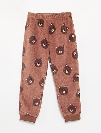 Pijama de 2 piezas de forro polar