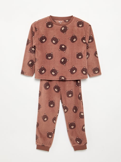 Pijama de 2 piezas de forro polar - Kiabi