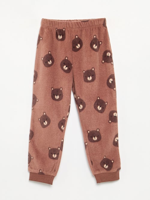 Pijama de 2 piezas de forro polar - Kiabi