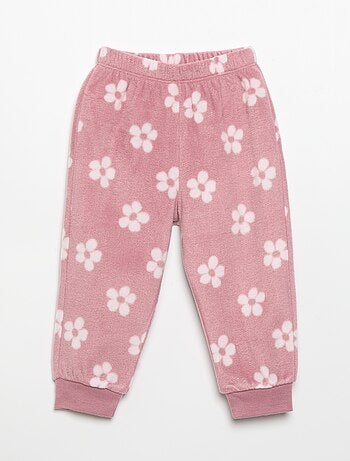 Pijama de 2 piezas de forro polar