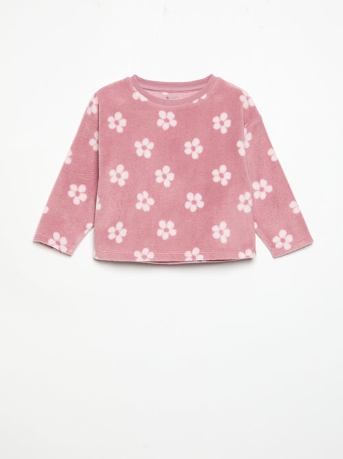Pijama de 2 piezas de forro polar - Kiabi