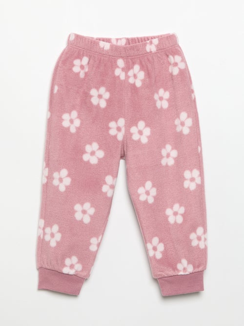 Pijama de 2 piezas de forro polar - Kiabi