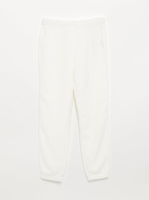 Pijama de 2 piezas de polar coral - Sudadera + pantalón - Kiabi