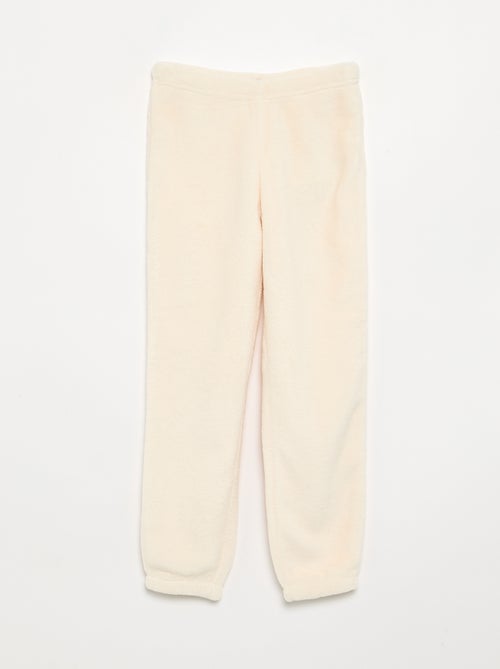 Pijama de 2 piezas de polar coral - Sudadera + pantalón - Kiabi