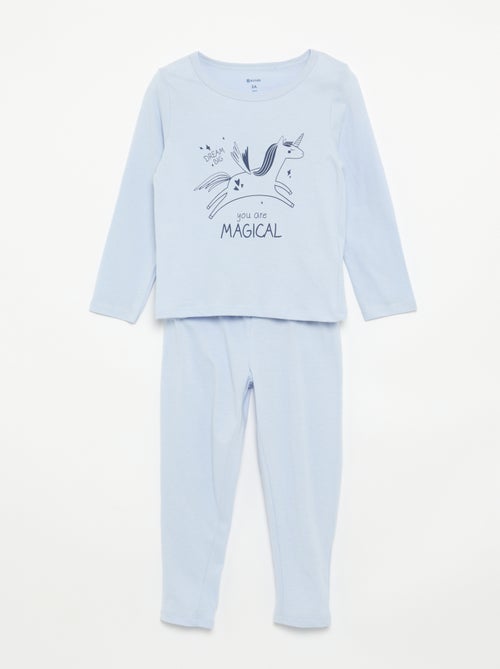 Pijama de 2 piezas de punto - Kiabi Pijama de 2 piezas de punto - Kiabi