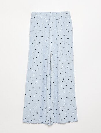 Pijama de 2 piezas de punto calado