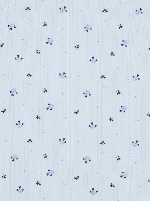 Pijama de 2 piezas de punto calado - Kiabi