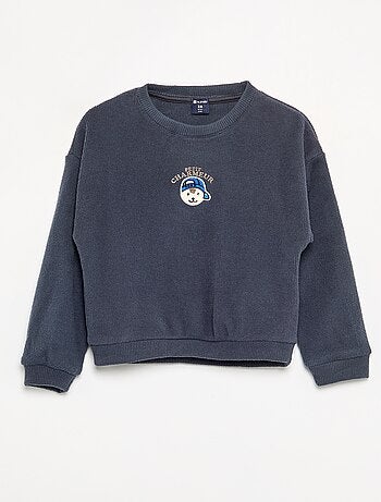 Pijama de 2 piezas de punto gofrado - Sudadera + pantalón