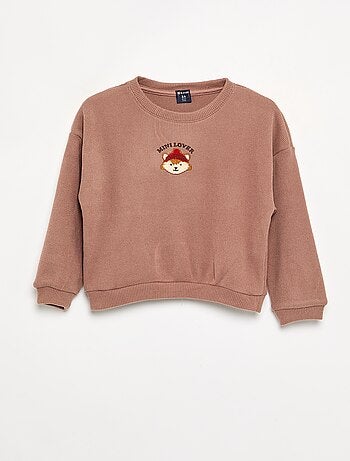 Pijama de 2 piezas de punto gofrado - Sudadera + pantalón