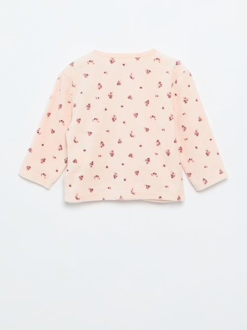 Pijama de 2 piezas de terciopelo - Kiabi Pijama de 2 piezas de terciopelo - Kiabi