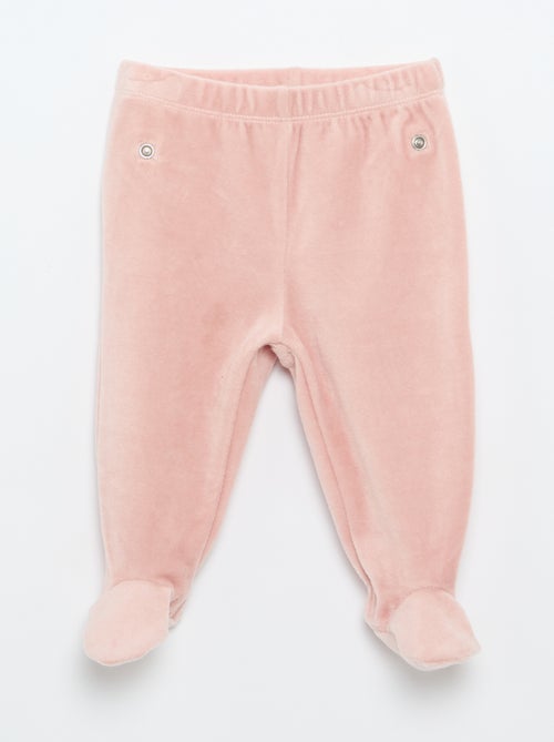 Pijama de 2 piezas de terciopelo - Kiabi Pijama de 2 piezas de terciopelo - Kiabi