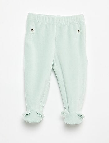 Pijama de 2 piezas de terciopelo