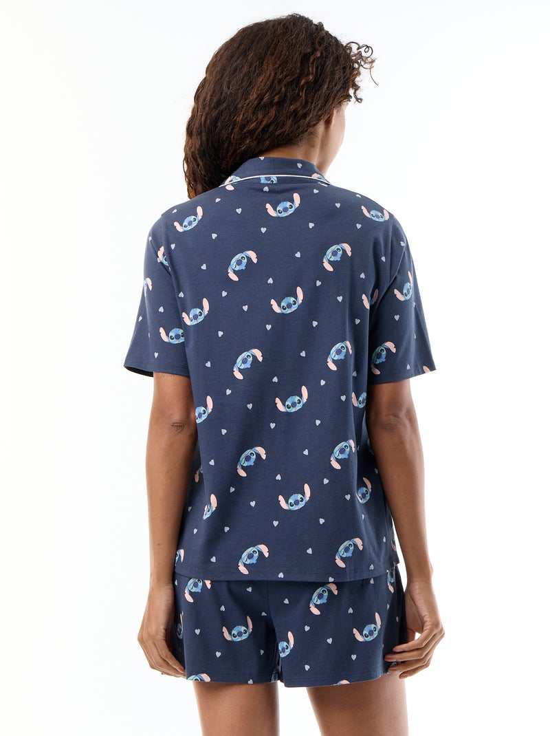 Pijama de 2 piezas 'Disney' de algodón estampado Azul - Kiabi