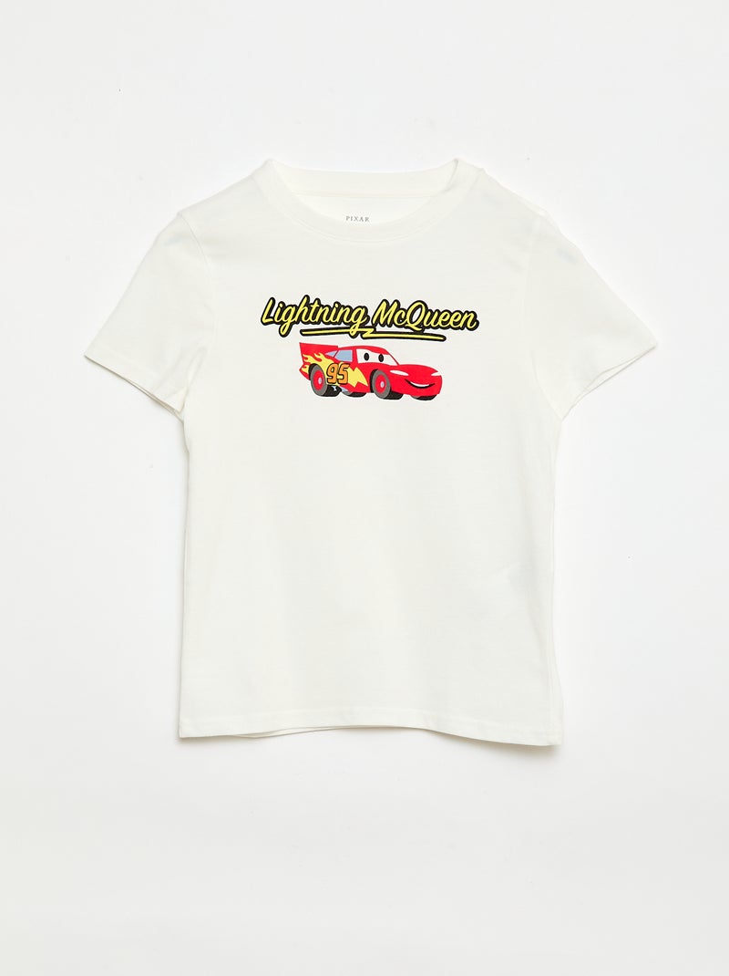 Pijama de 2 piezas "Disney" Pantalón corto + camiseta Blanco - Kiabi
