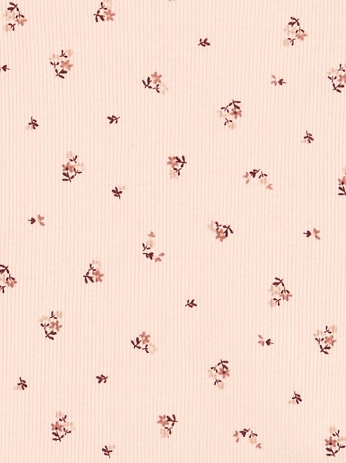 Pijama de 2 piezas estampado de canalé - Kiabi Pijama de 2 piezas estampado de canalé - Kiabi