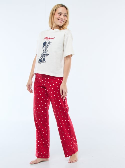 Pijama de 2 piezas estampado 'Minnie' - Kiabi