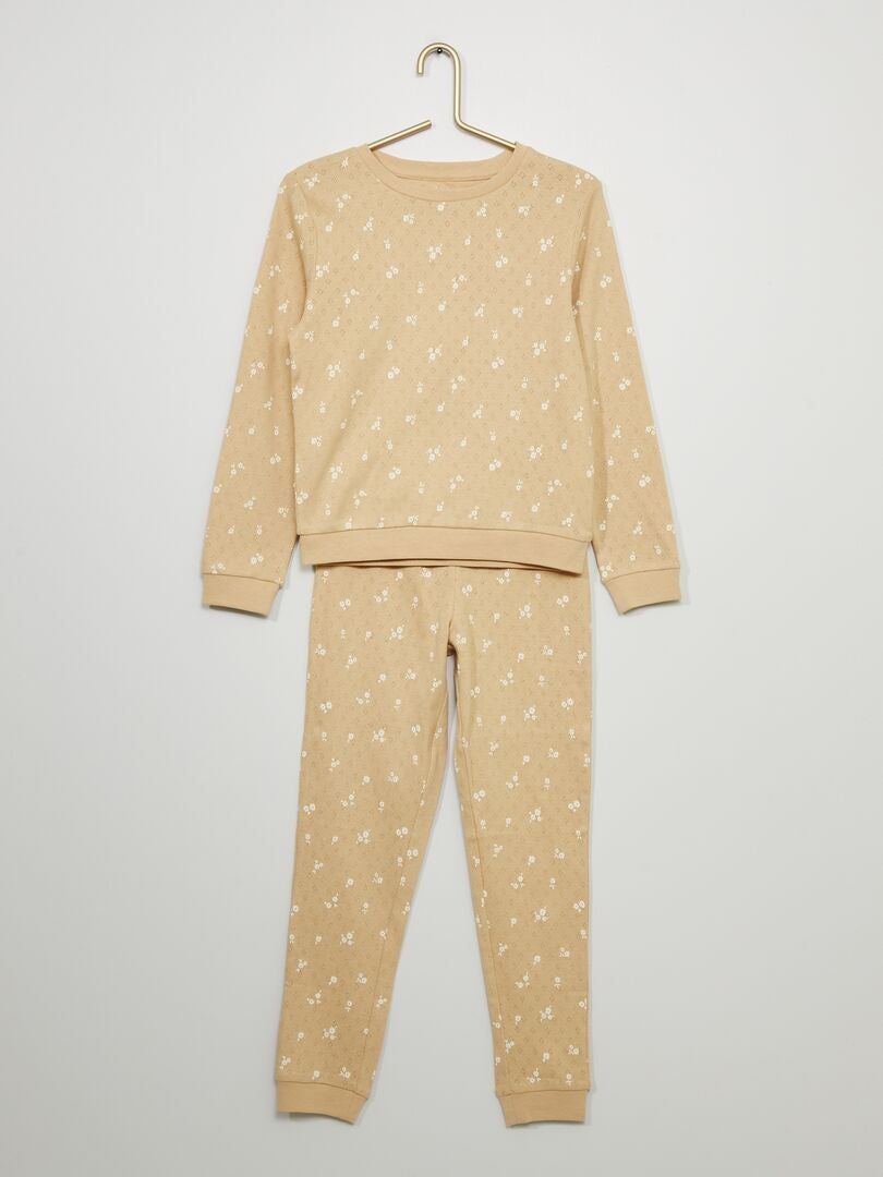 Pijama de 2 piezas estampado ROSA - Kiabi