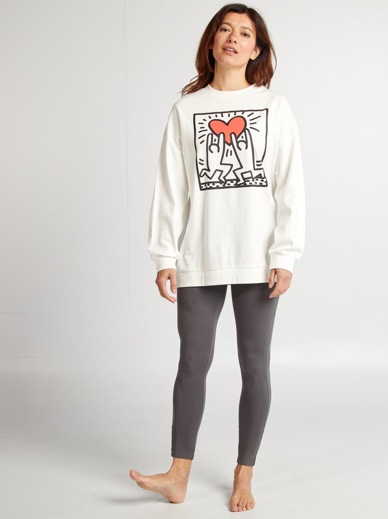 Pijama de 2 piezas 'Keith Haring' ROSA - Kiabi