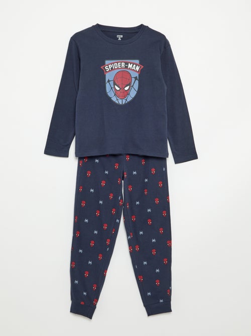 Pijama de 2 piezas "Marvel" - Camiseta de manga larga + pantalón - Kiabi