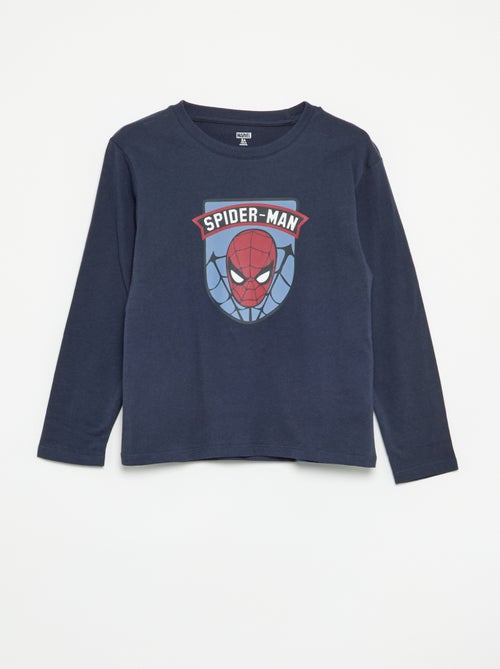 Pijama de 2 piezas "Marvel" - Camiseta de manga larga + pantalón - Kiabi