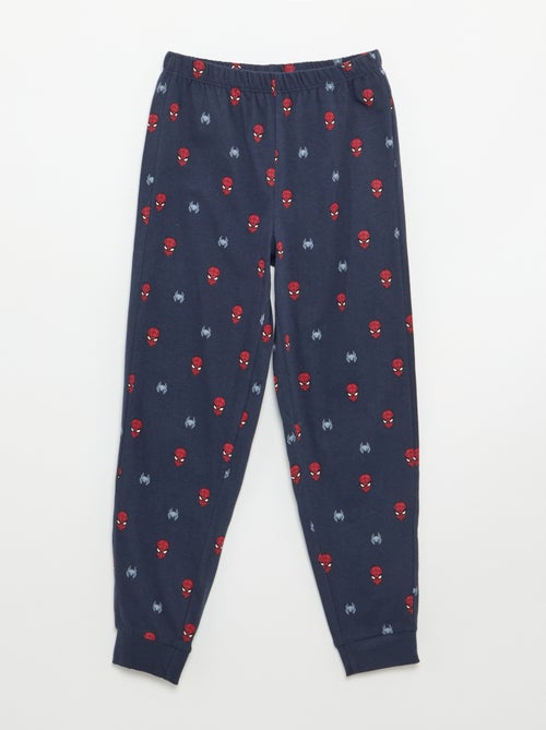Pijama de 2 piezas "Marvel" - Camiseta de manga larga + pantalón - Kiabi