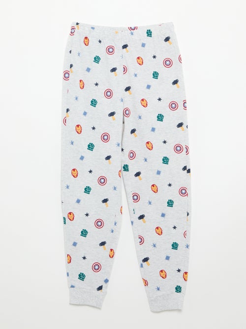 Pijama de 2 piezas 'Marvel' - Camiseta de manga larga + pantalón - Kiabi